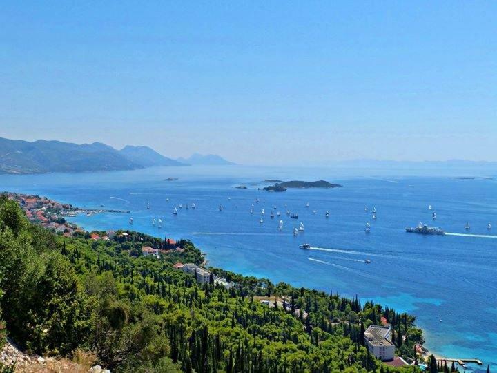 Apartmani Villa Lidija Оребич Екстер'єр фото